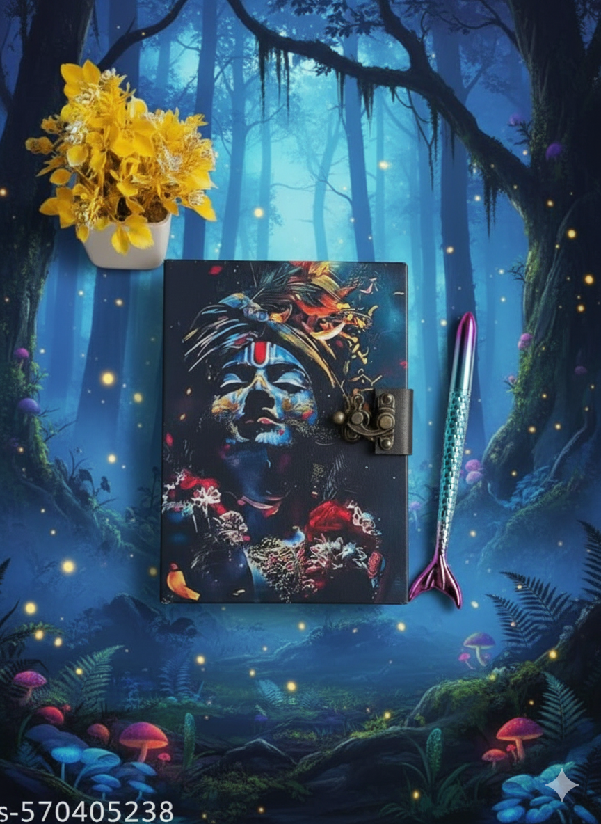 Lord Shiva Art Diary – Handcrafted 200-Page Notebook | Perfect for Gifting & Daily Notes