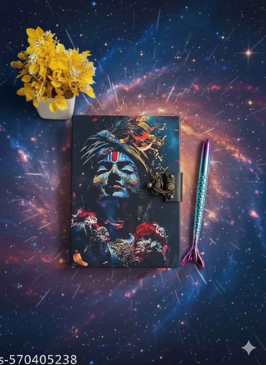 Lord Shiva Art Diary – Handcrafted 200-Page Notebook | Perfect for Gifting & Daily Notes