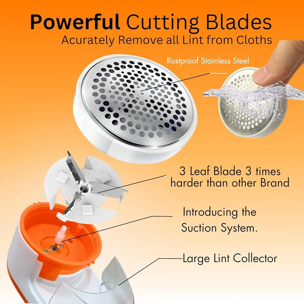 SE Advanced Electric Lint Remover – Removes Lint from Woolens, Sweaters, Blankets & Cotton Clothes