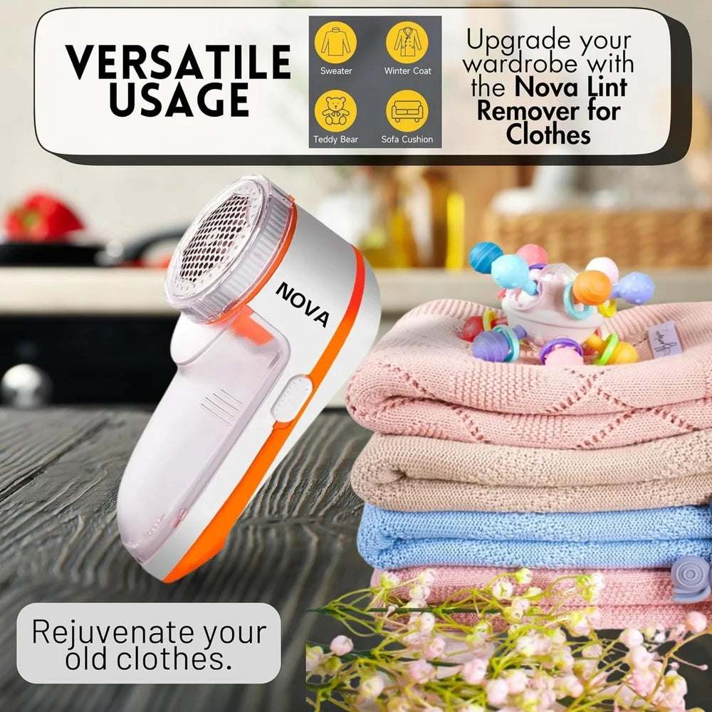 SE Advanced Electric Lint Remover – Removes Lint from Woolens, Sweaters, Blankets & Cotton Clothes